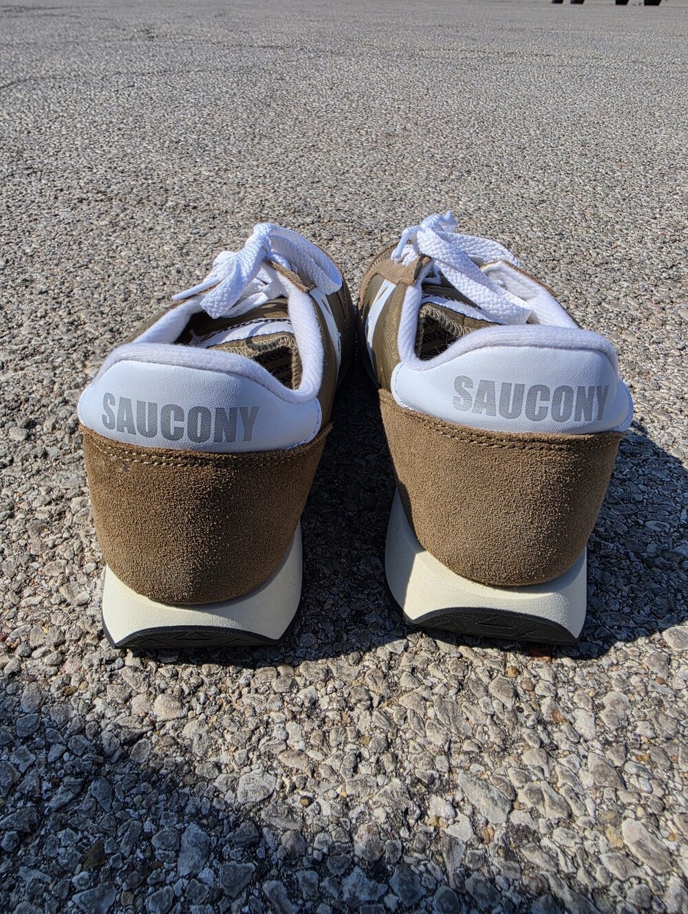 Saucony Jazz Original Men’s Size 11 Olive Brown Retro Sneakers - Picture 3 of 5